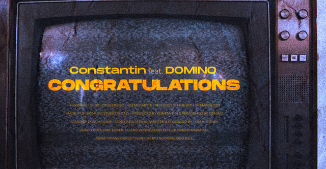 Constantin feat. Domino veröffentlichen "Congratulations"